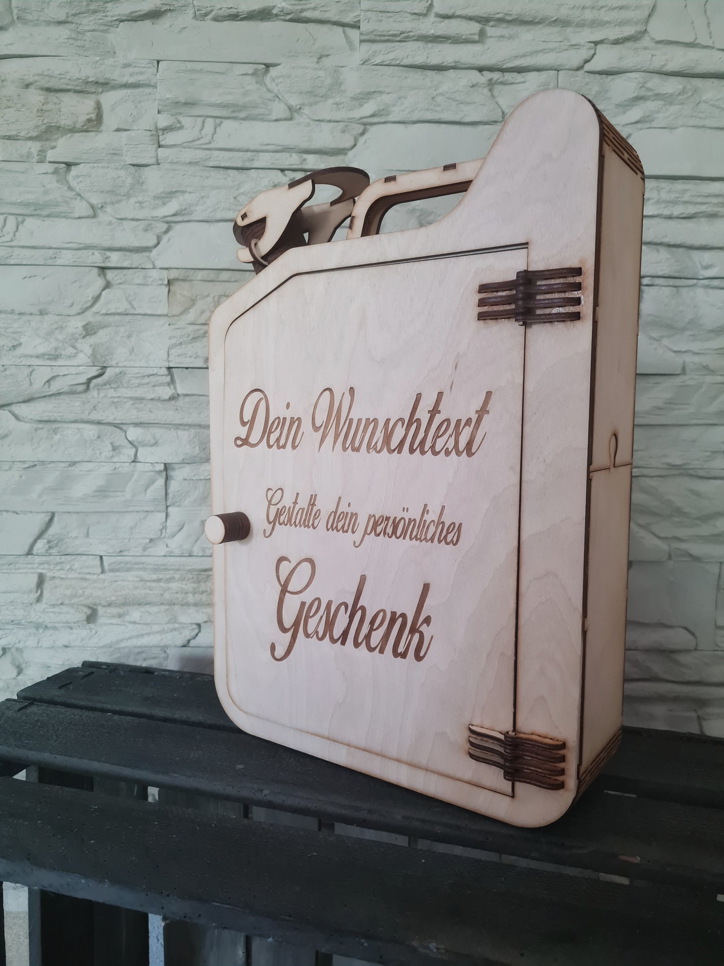 Kanister, Geschenkverpackung für Bier, personalisierbar