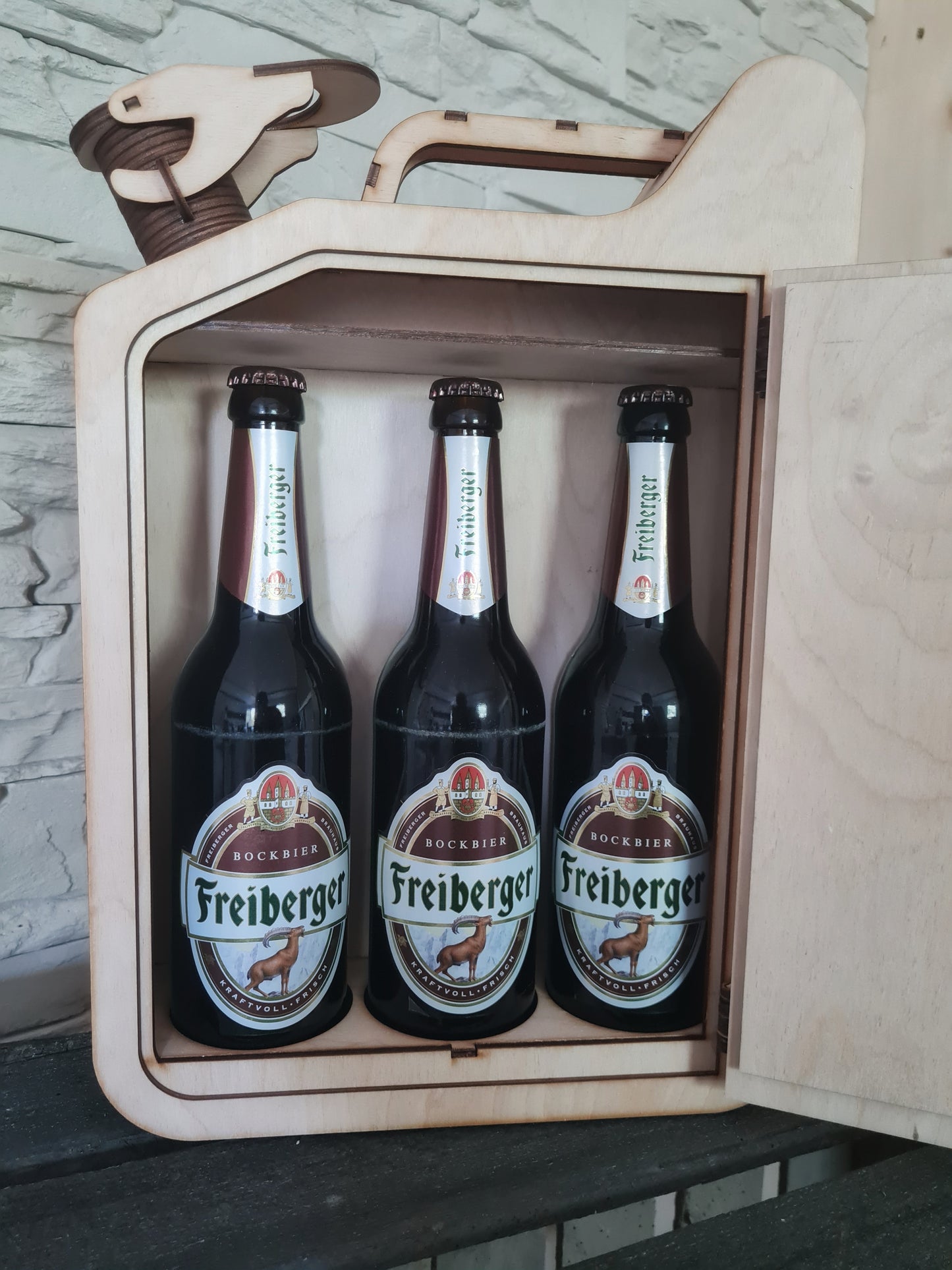 Kanister, Geschenkverpackung für Bier, personalisierbar