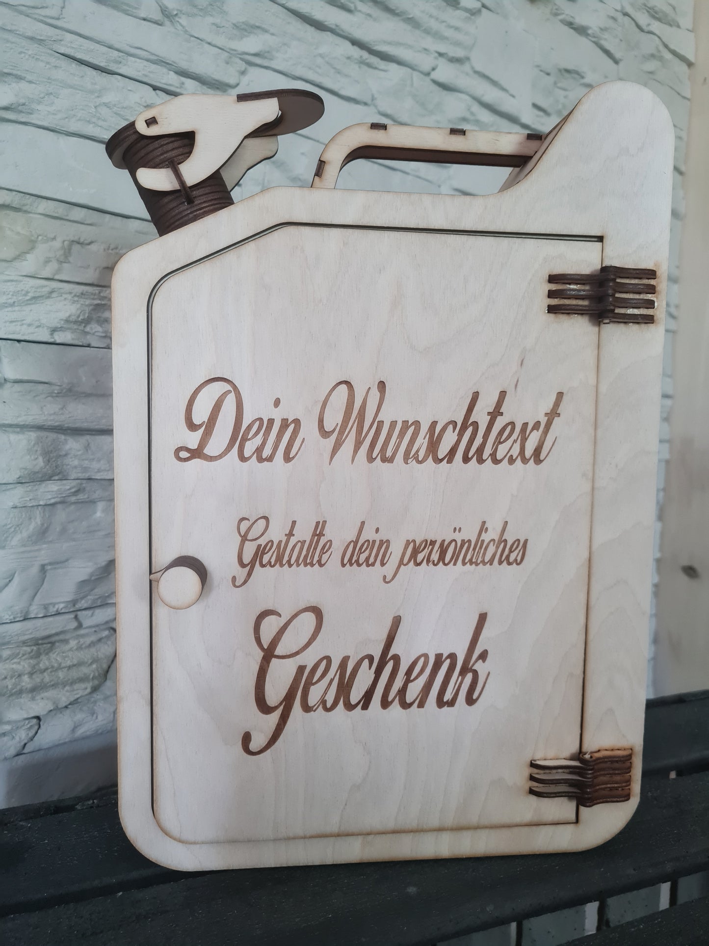 Kanister, Geschenkverpackung für Bier, personalisierbar