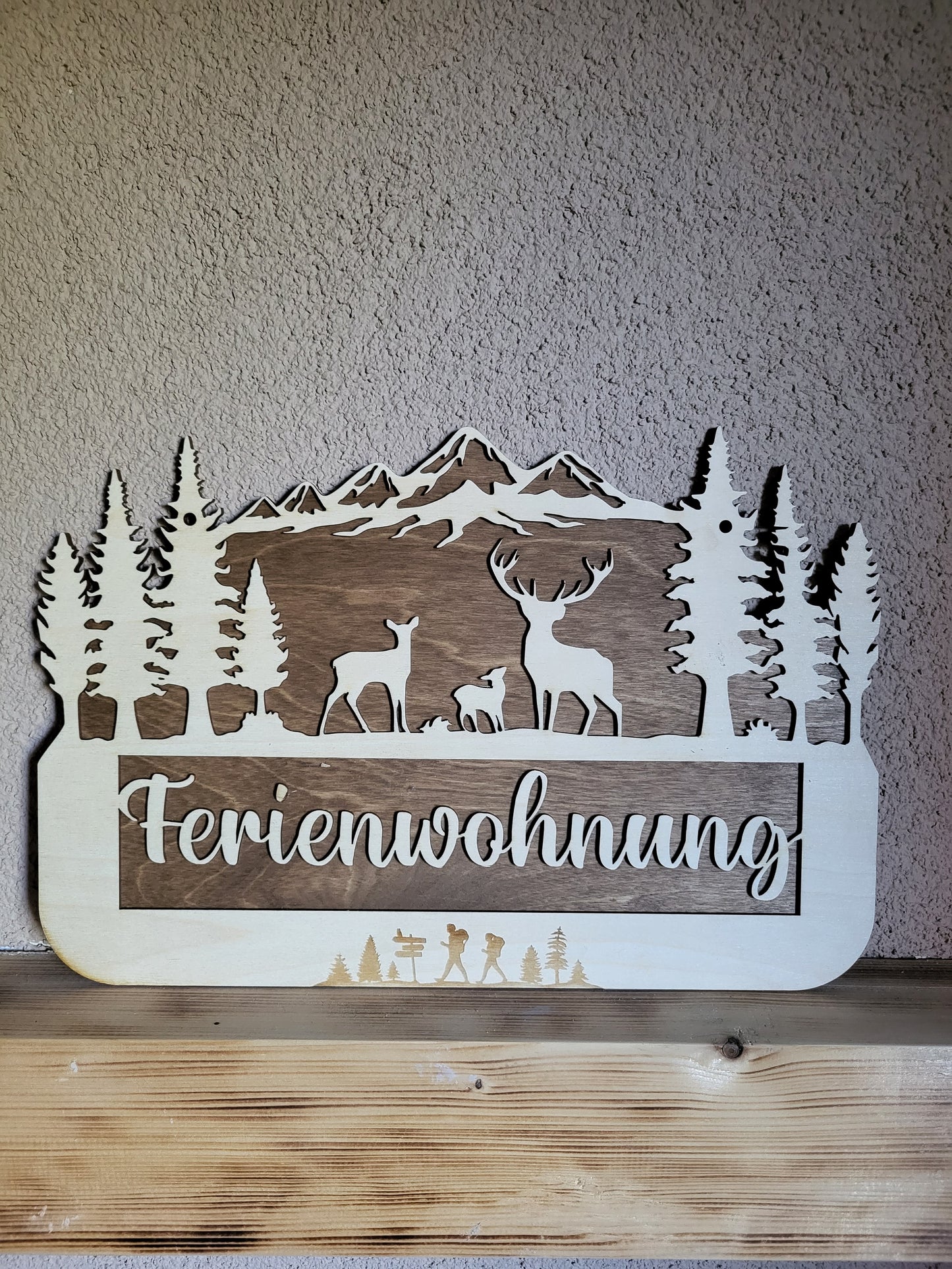 Türschild Ferienwohnung