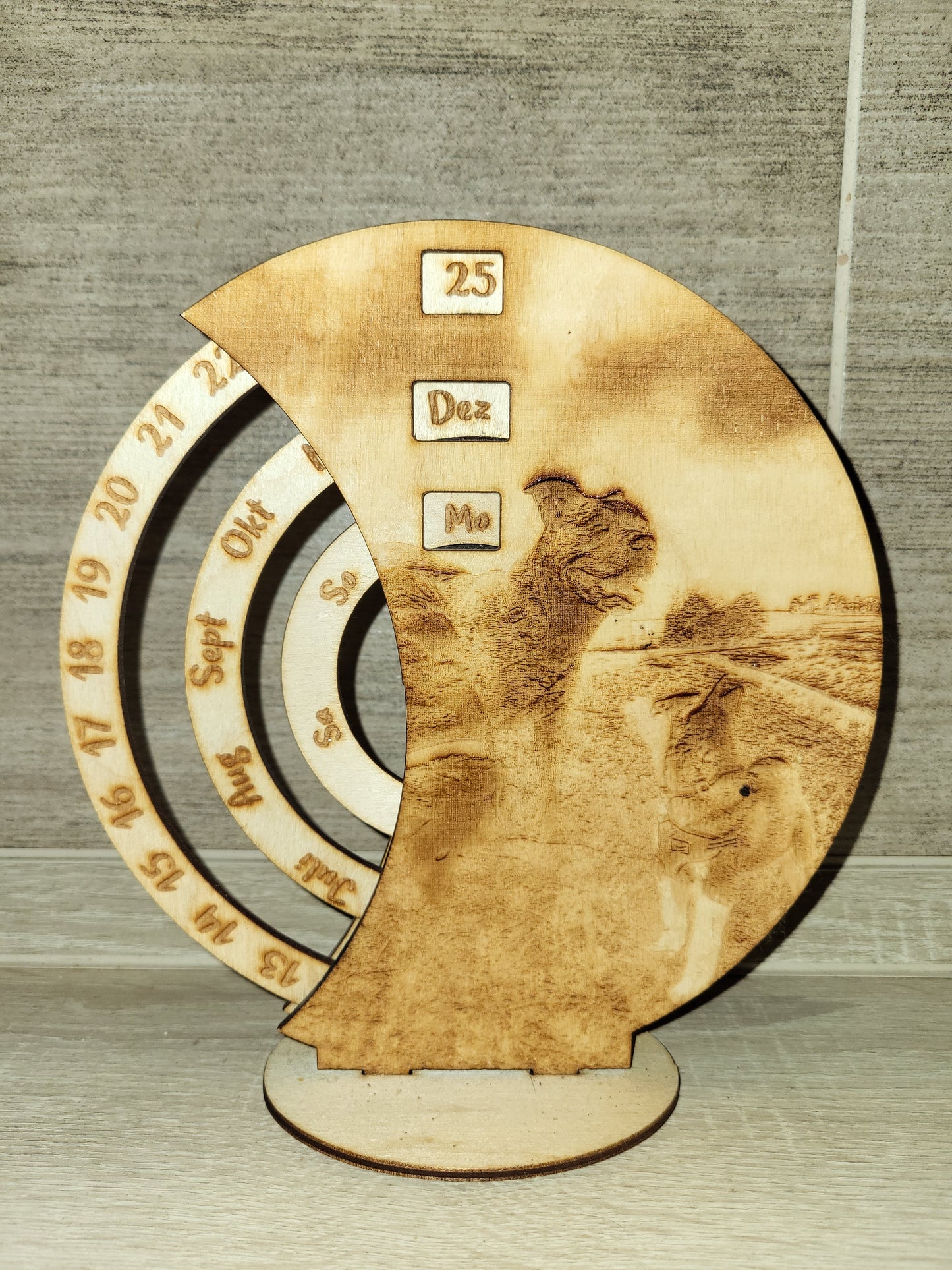 Immerwährender Kalender mit ihrem eigenen Foto