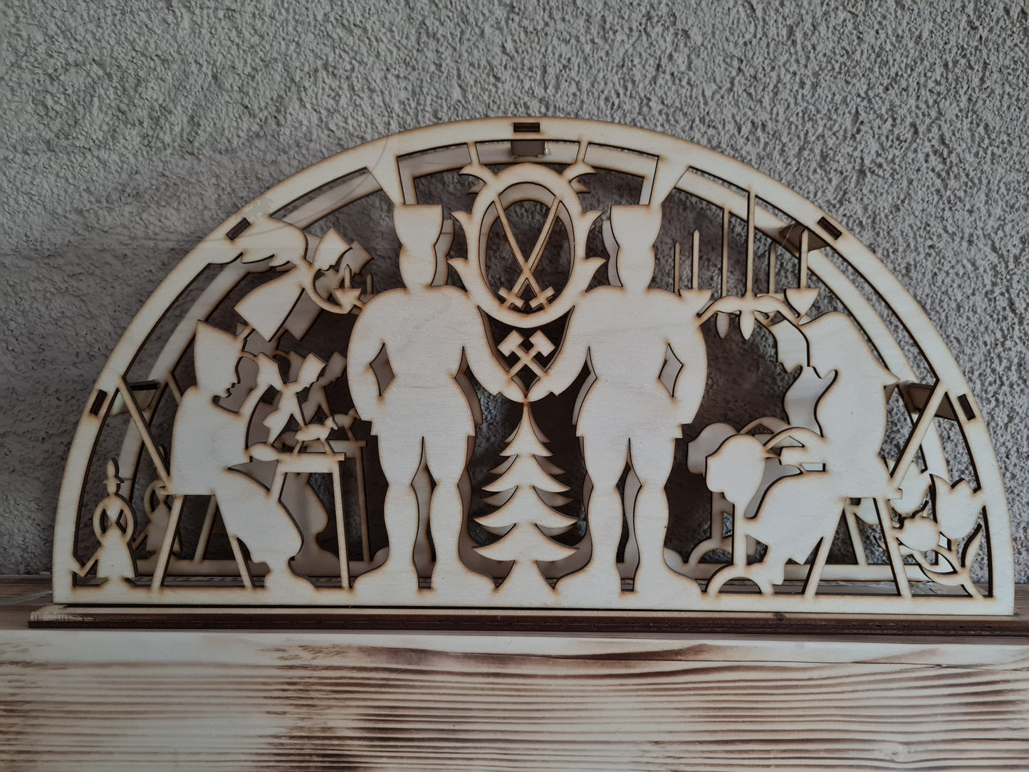 Schwibbogen/Lichterbogen "Bergmänner"