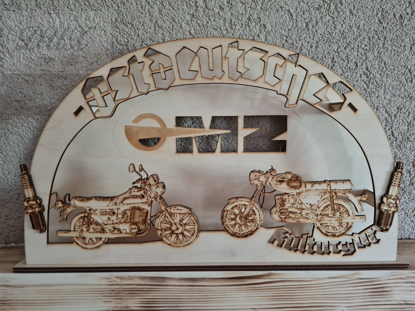 Schwibbogen/Lichterbogen "Ostdeutsches Kulturgut" MZ, DDR