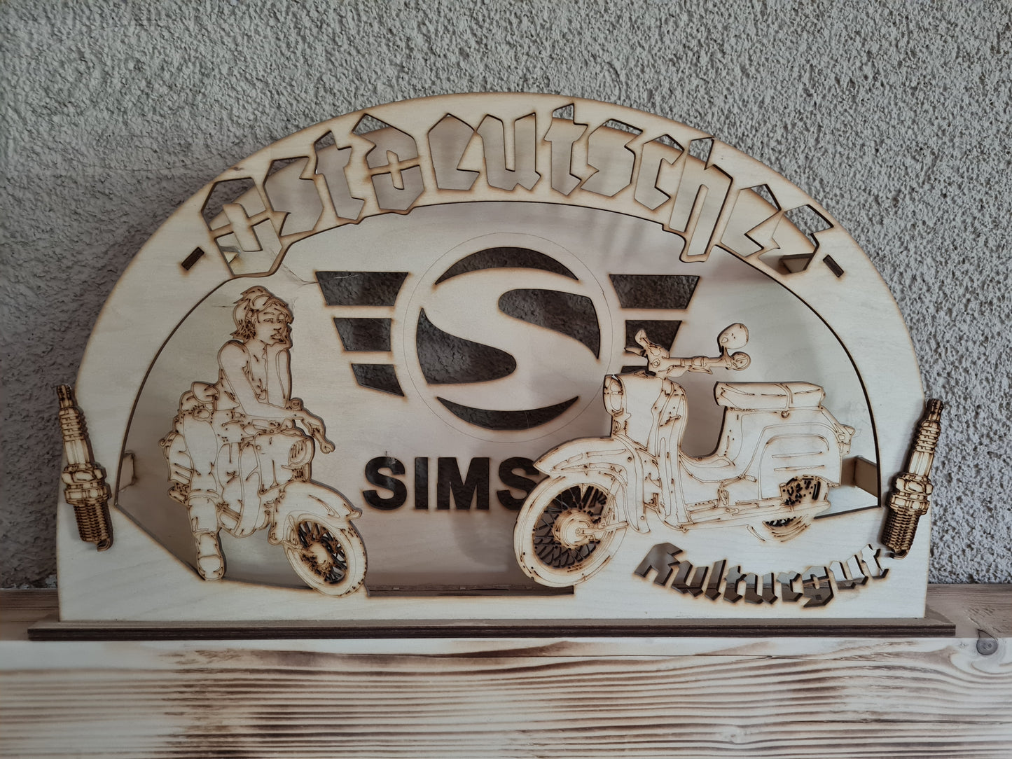 Schwibbogen/Lichterbogen "Ostdeutsches Kulturgut", Schwalbe 2.0, DDR