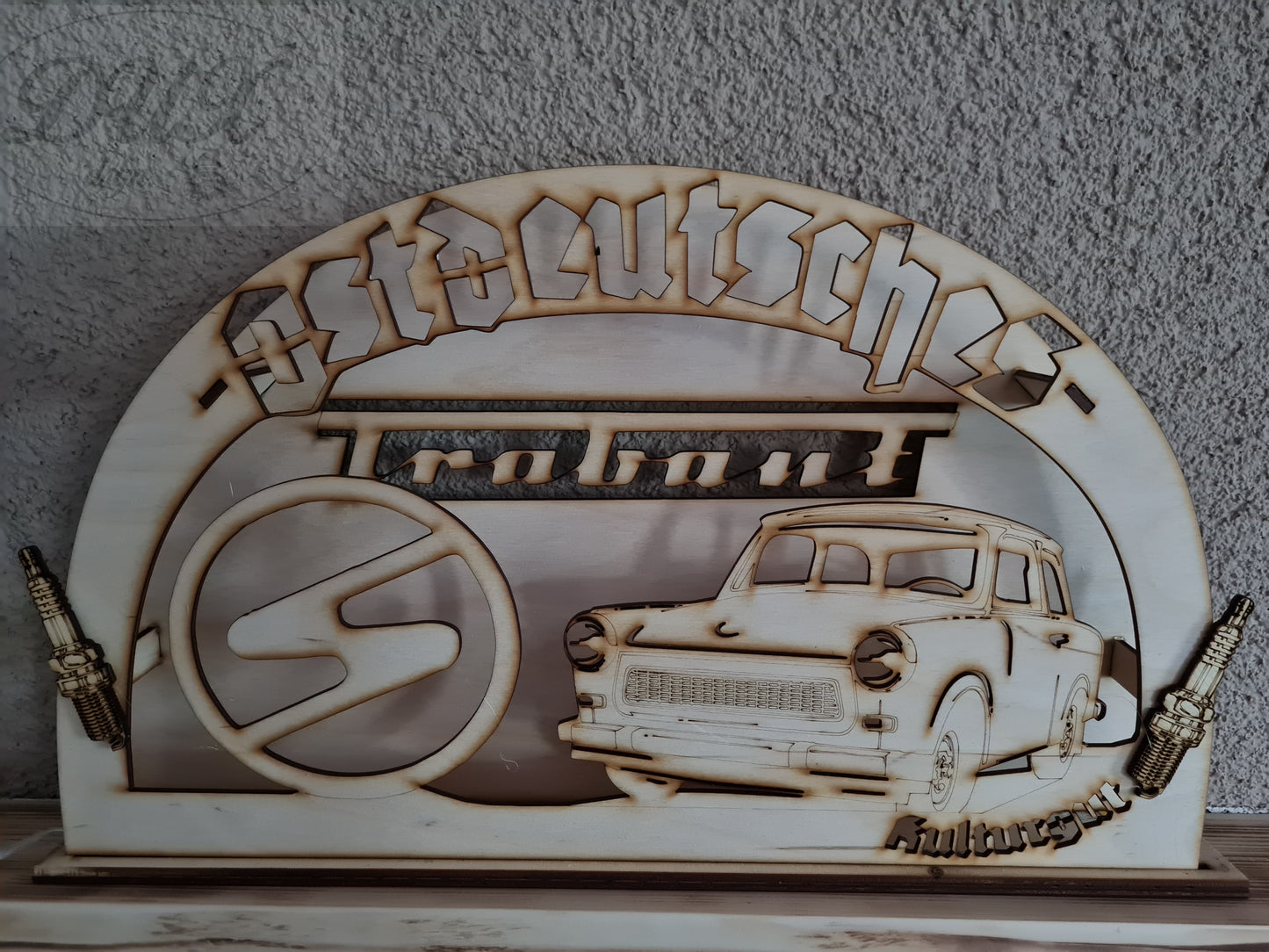 Schwibbogen/Lichterbogen "Ostdeutsches Kulturgut", Trabant 601, DDR