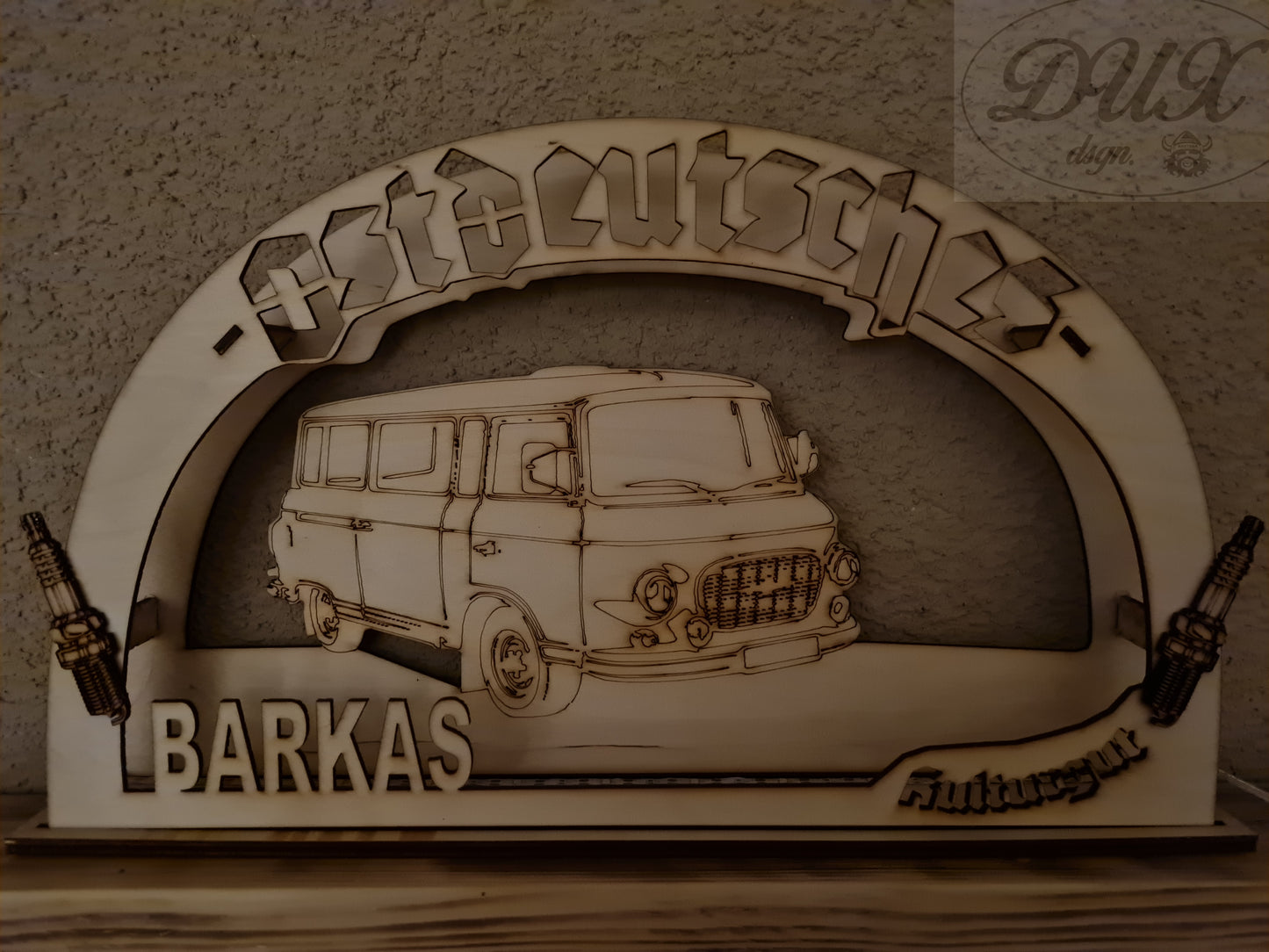 Schwibbogen/Lichterbogen "Ostdeutsches Kulturgut" Barkas, DDR