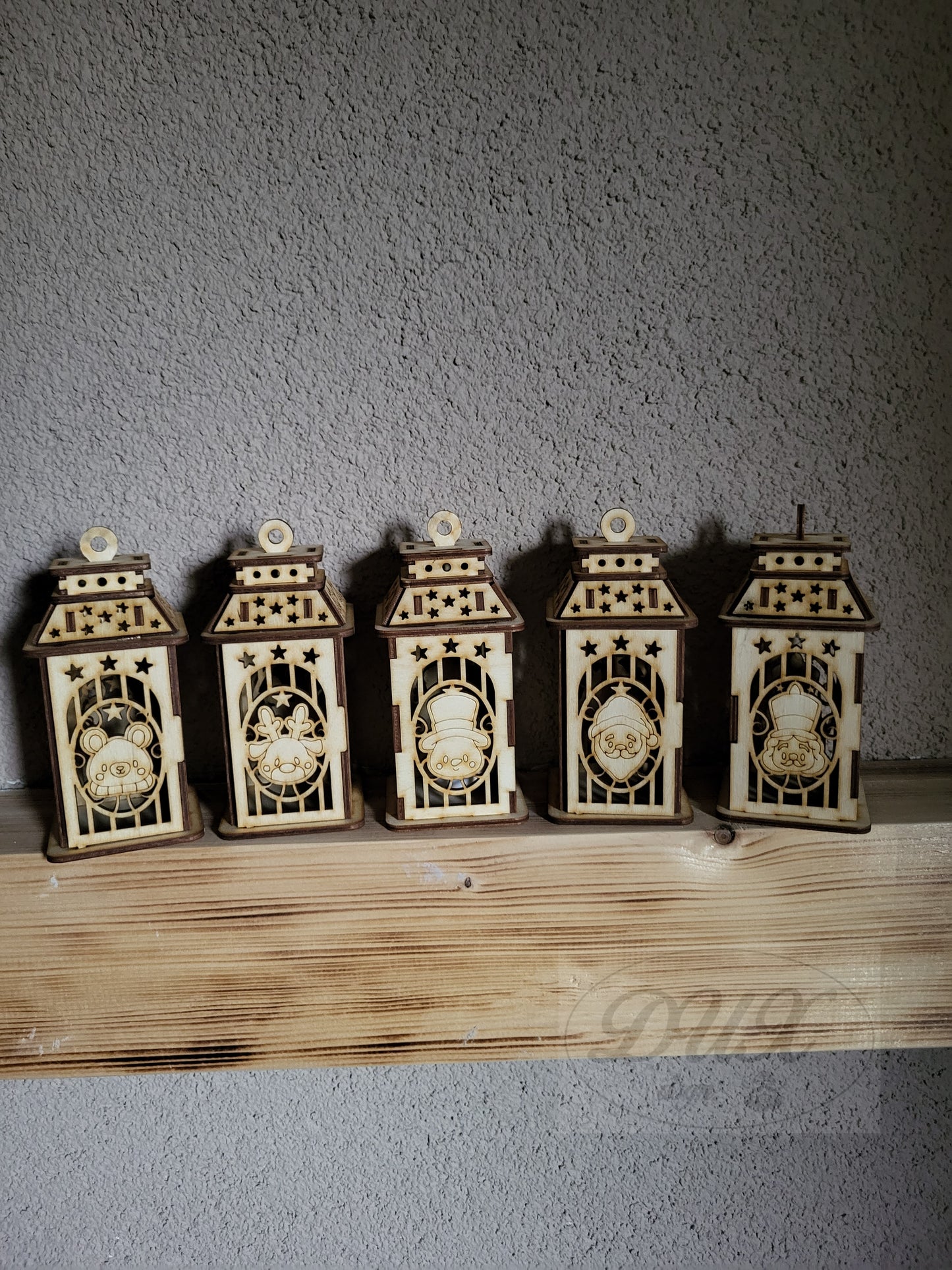 Geschenkbox mit 5 Laternen