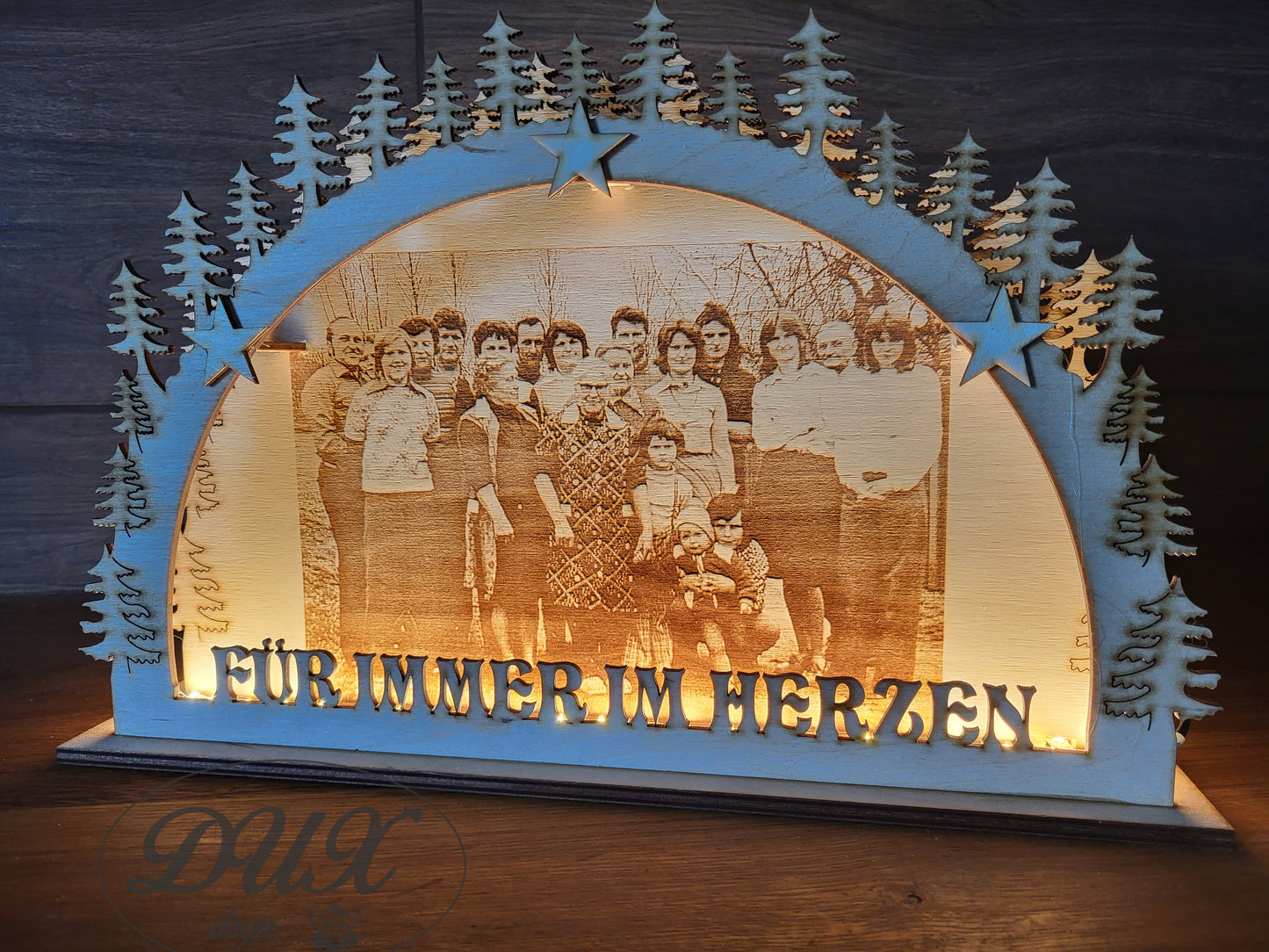 Schwibbogen/Lichterbogen "Familie"