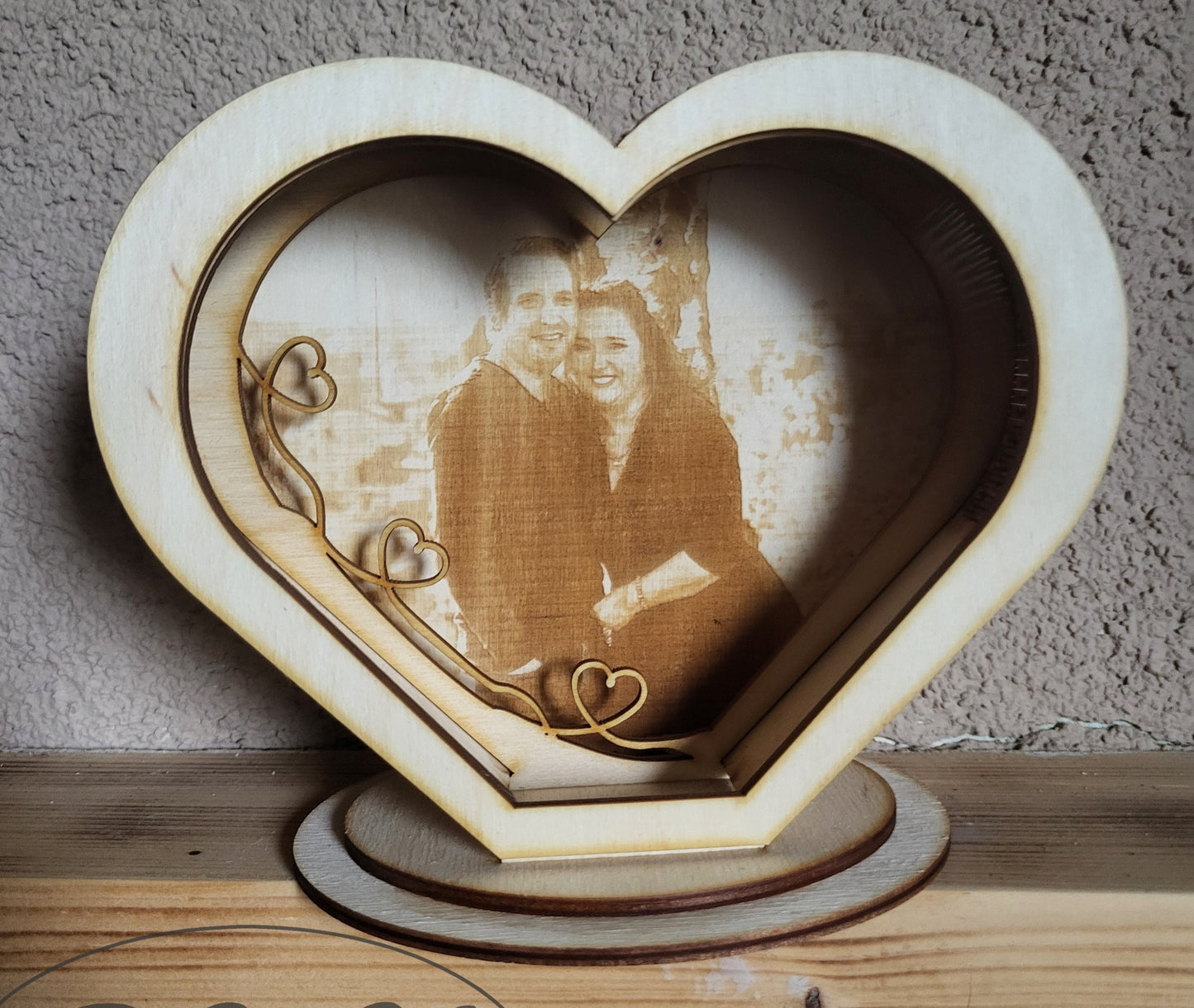 Herzlampe mit eigenem Bild