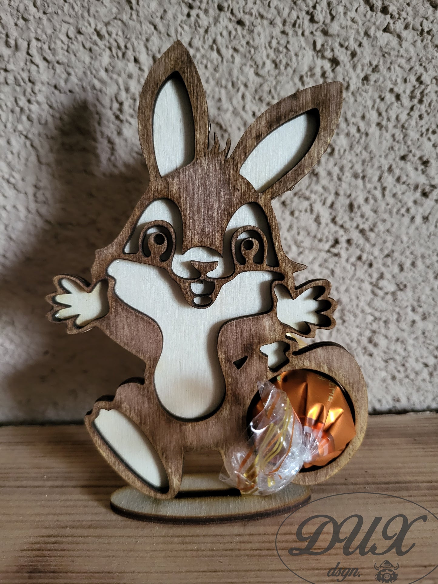 Osterhäschen, Geschenk für Freunde/Kollegen, Pralinenhalter