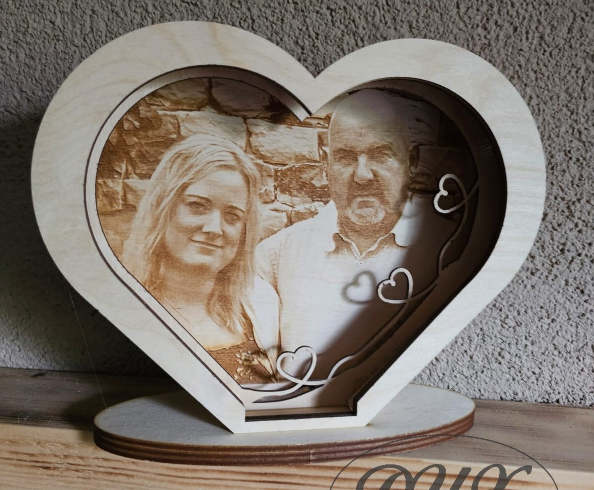 Herzlampe mit eigenem Bild