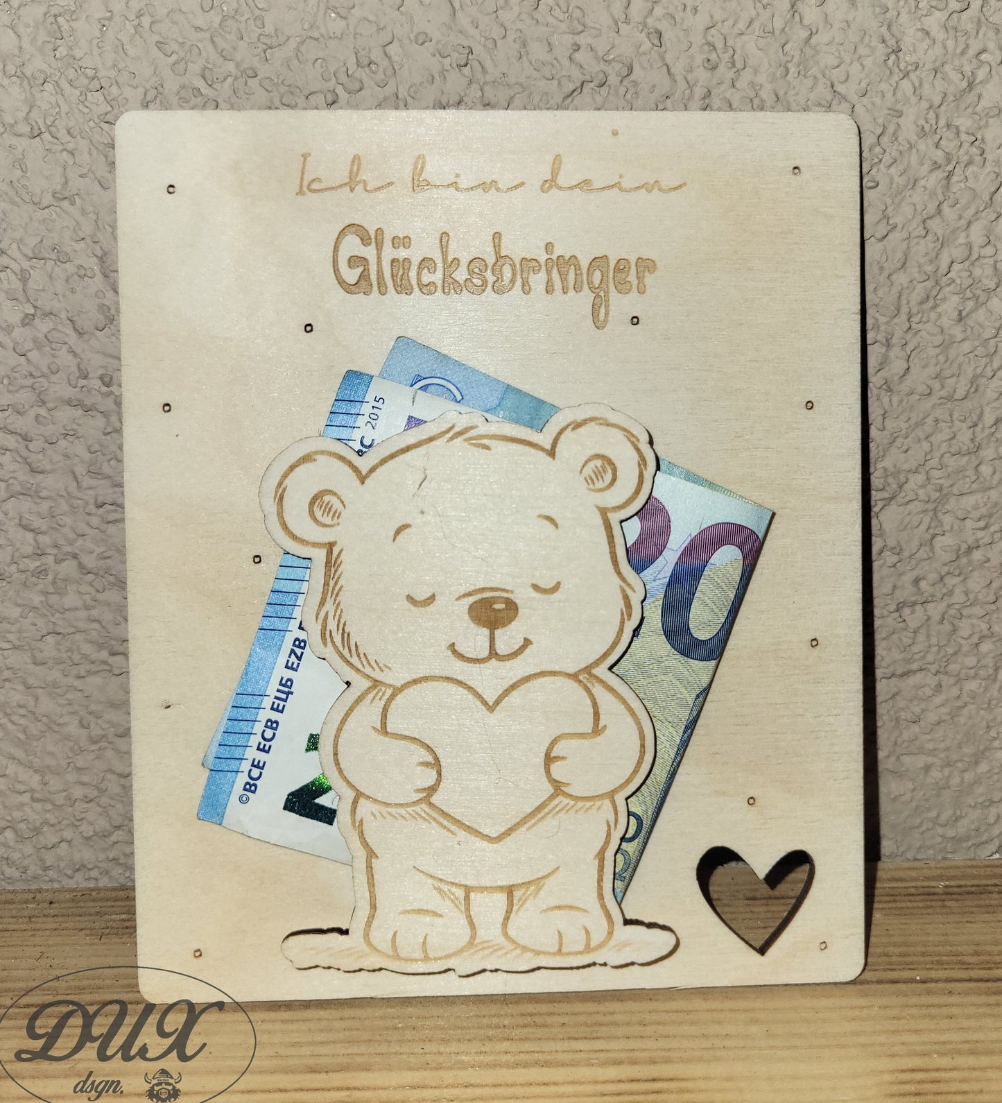 Geldgeschenk "Ich bin dein Glücksbringer"