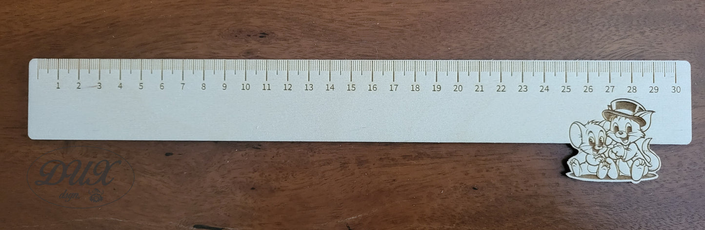 Lineal 30 cm, Traktor, Einhorn, Katz und Maus