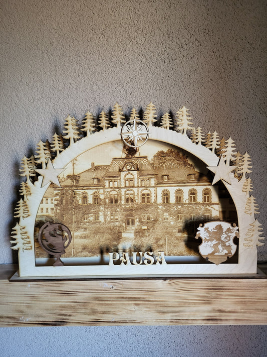 Heimatbogen, Schwibbogen von ihrem Ort