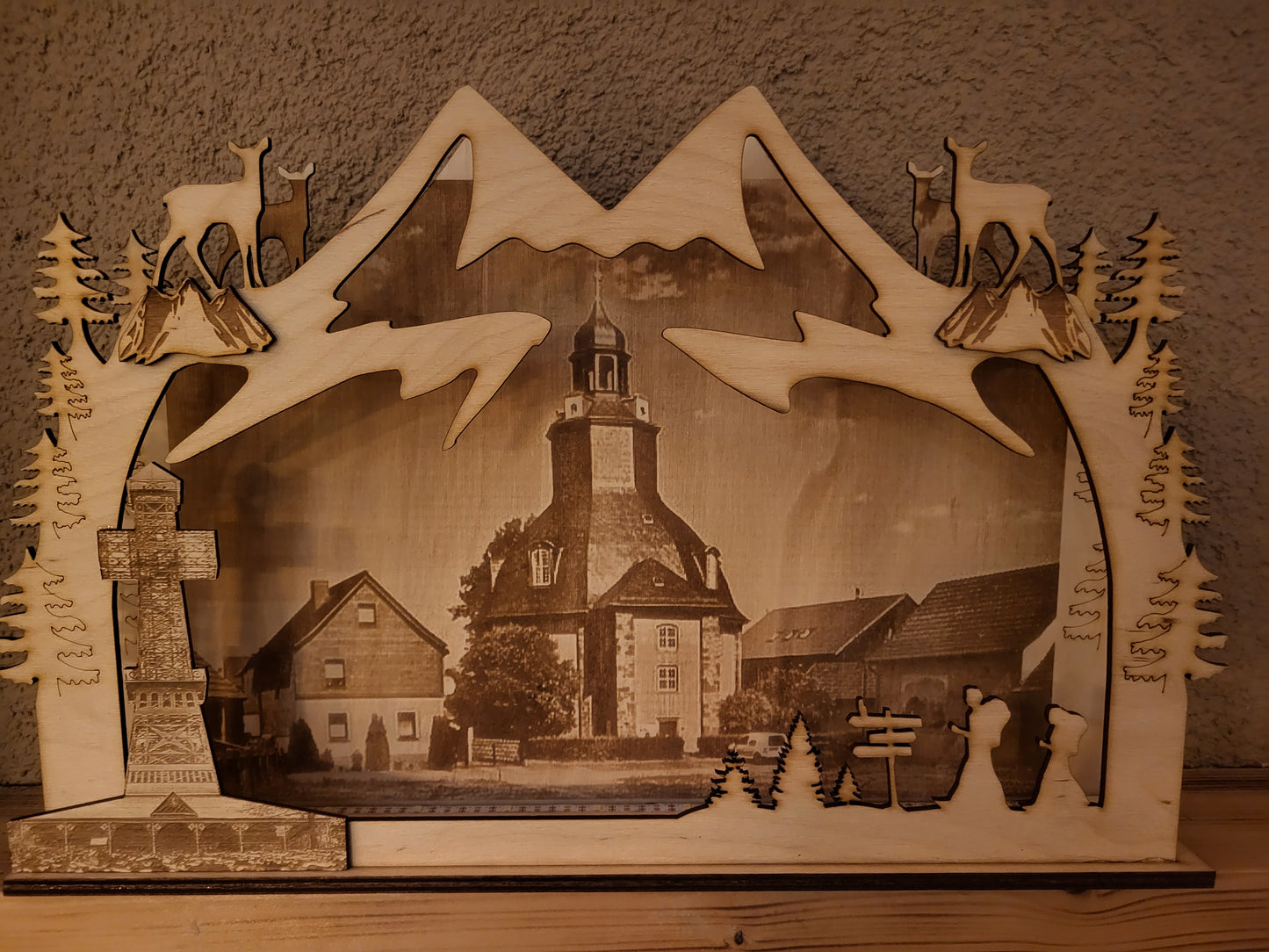 Heimatschwibbogen, Schwibbogen von ihrem Ort