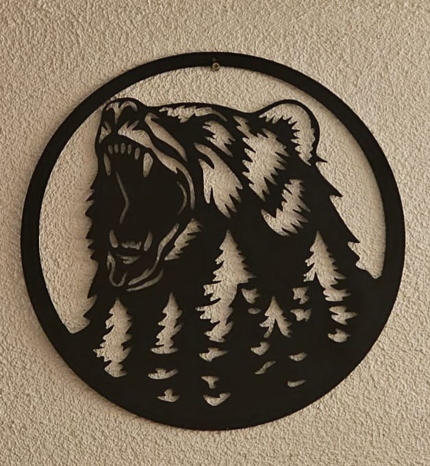 Wandbild Grizzly