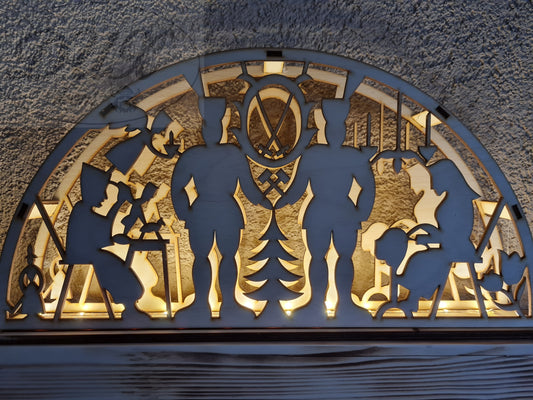 Schwibbogen/Lichterbogen "Bergmänner"