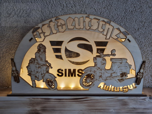 Schwibbogen/Lichterbogen "Ostdeutsches Kulturgut", Schwalbe 2.0, DDR