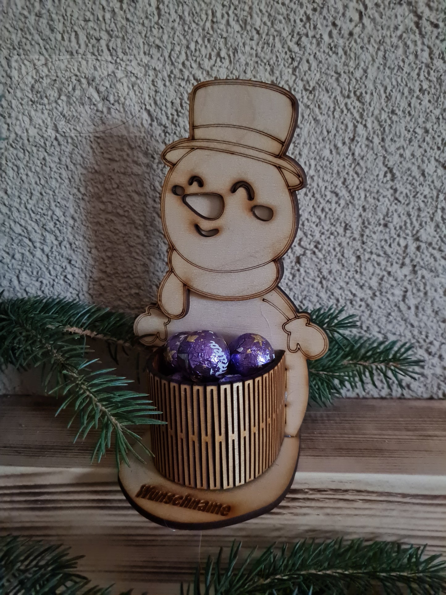 Geschenkverpackung "Elch", "Weihnachtsmann", "Schneemann"