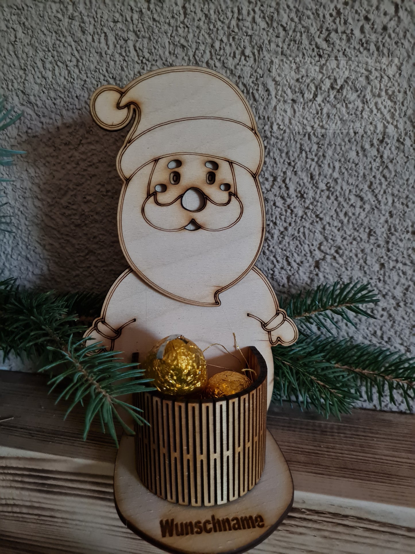 Geschenkverpackung "Elch", "Weihnachtsmann", "Schneemann"