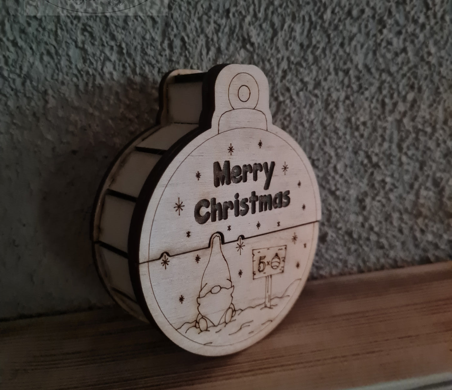 Weihnachtsanhänger in Geschenkbox