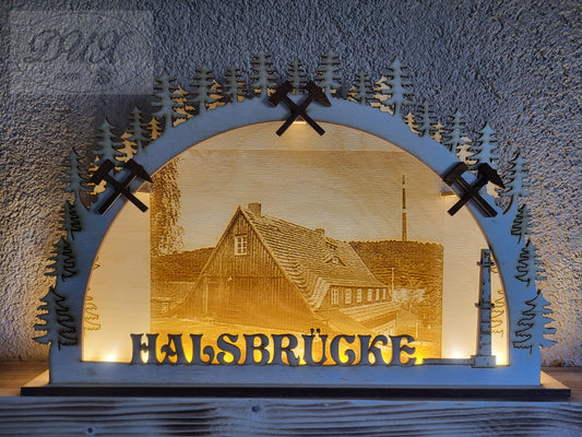 Heimatbogen, Schwibbogen von ihrem Ort