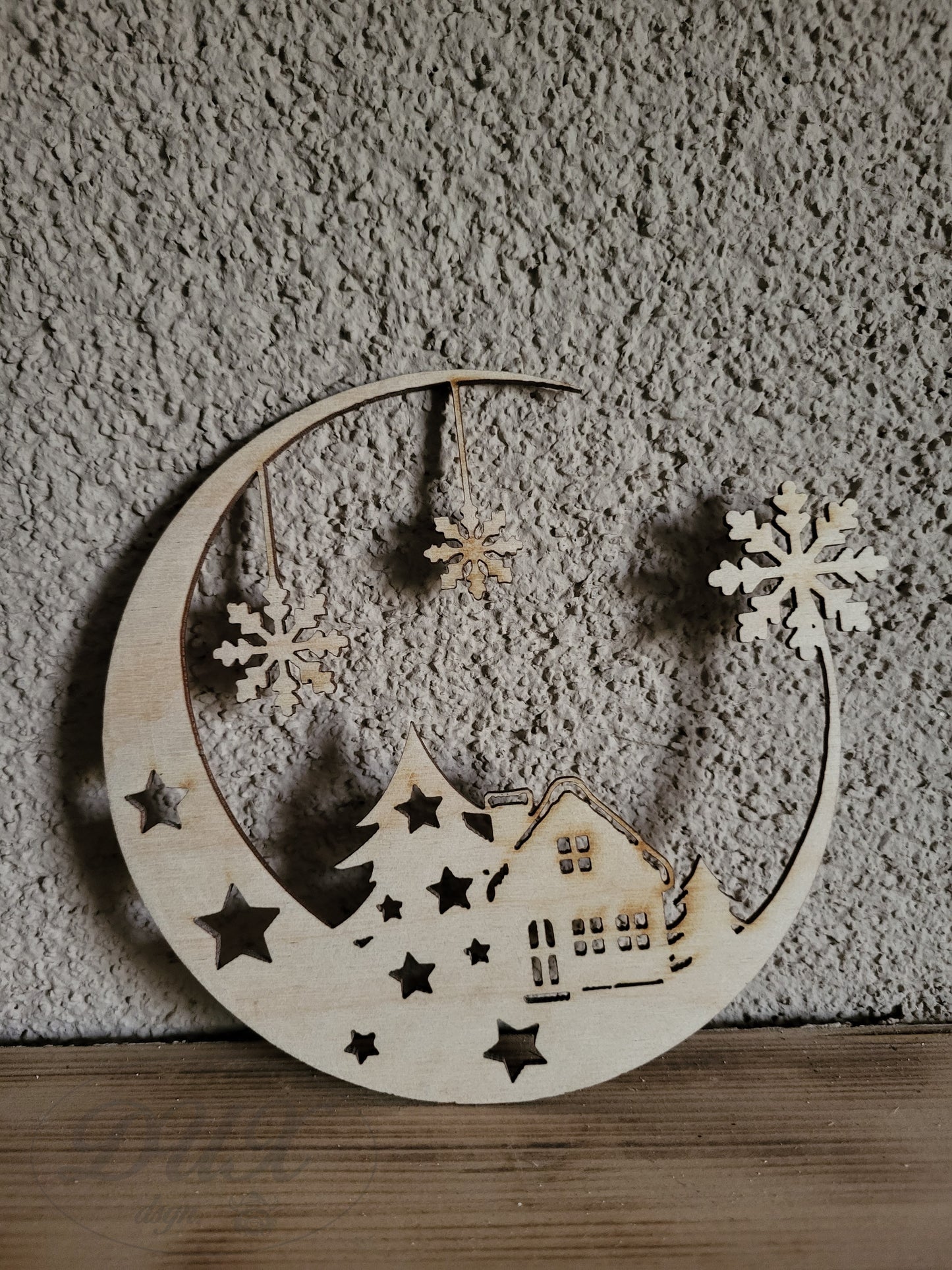 Fensterbild Mond