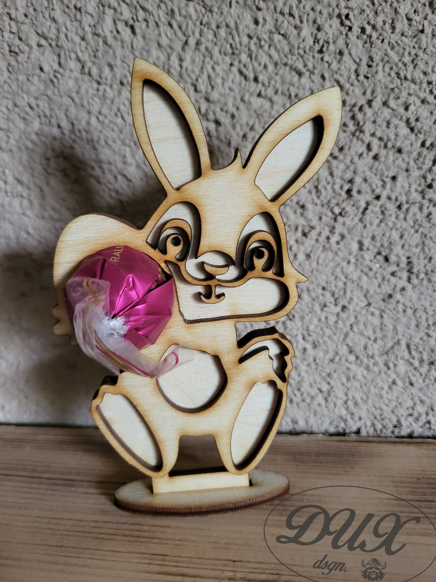 Osterhäschen, Geschenk für Freunde/Kollegen, Pralinenhalter