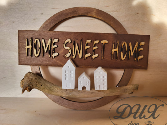 Türschild "Home Sweet Home"