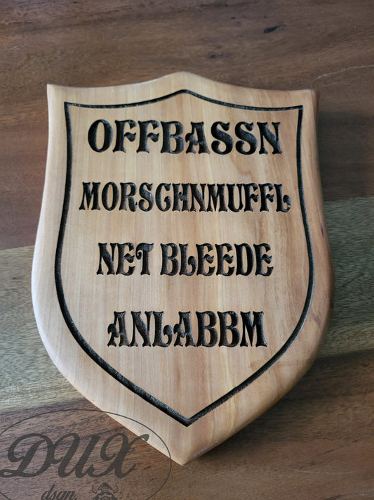 Schild sächsisch