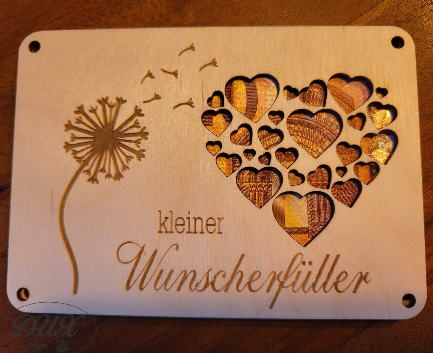 Karte für Geldgeschenk