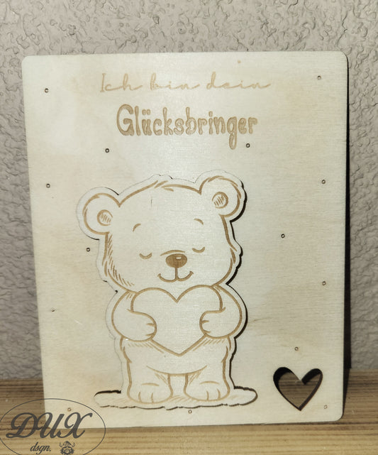 Geldgeschenk "Ich bin dein Glücksbringer"