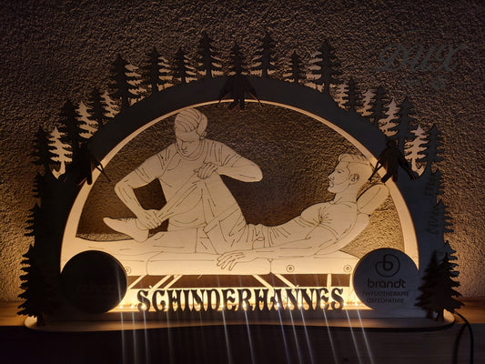 Firmenbogen/ Schwibbogen "Physiotherapie"