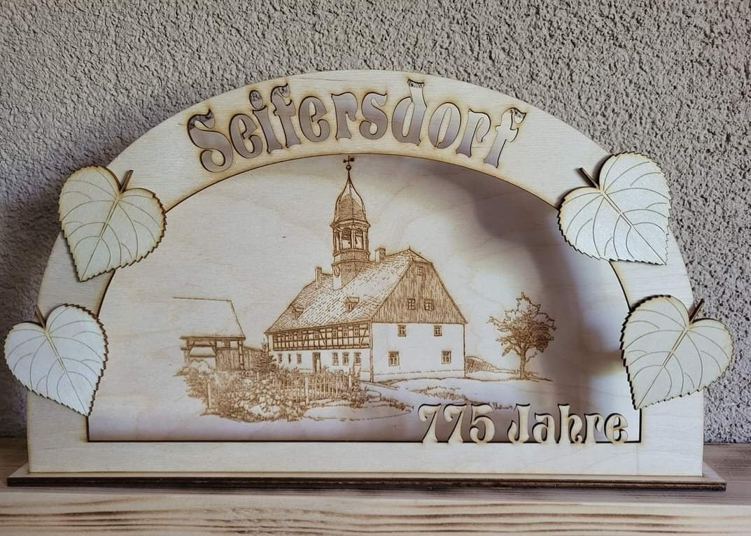 Heimatbogen, Schwibbogen von ihrem Ort