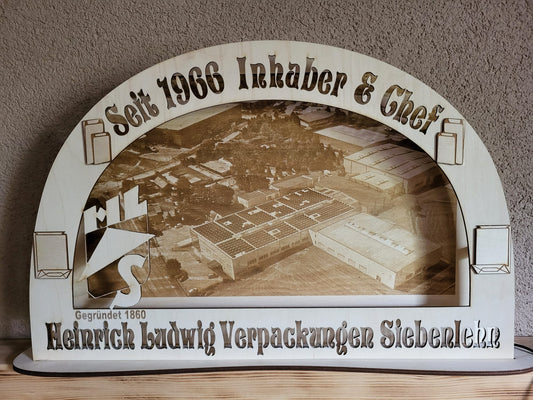 Firmenbogen/ Schwibbogen